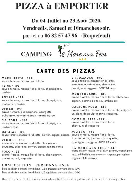 Hôtel Camping La Mare aux Fées à Roquefeuil Extérieur photo